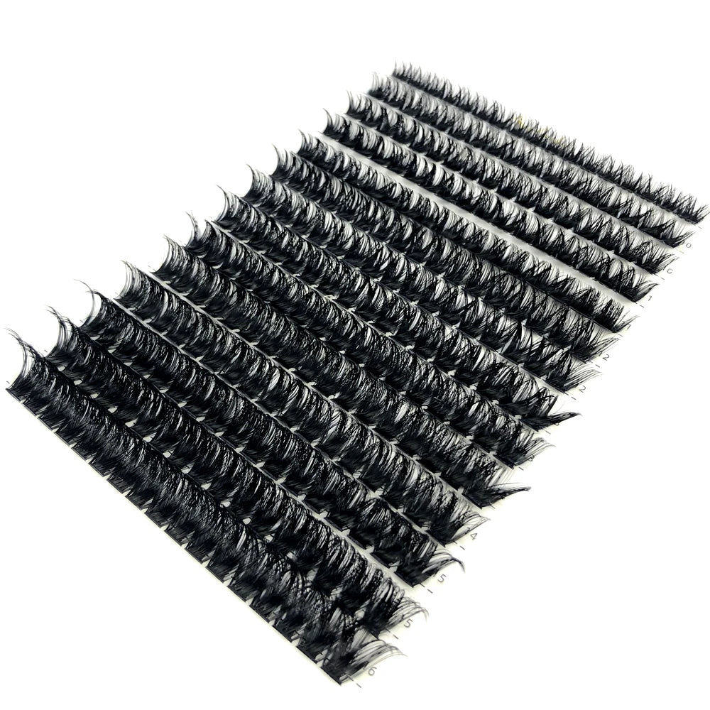 60D/80D Mink Eyelashes 100/280 Bundles Natural Eyelash extension 3D Russia Volume Individual Eyelash Cluster Makeup Tools Lashes