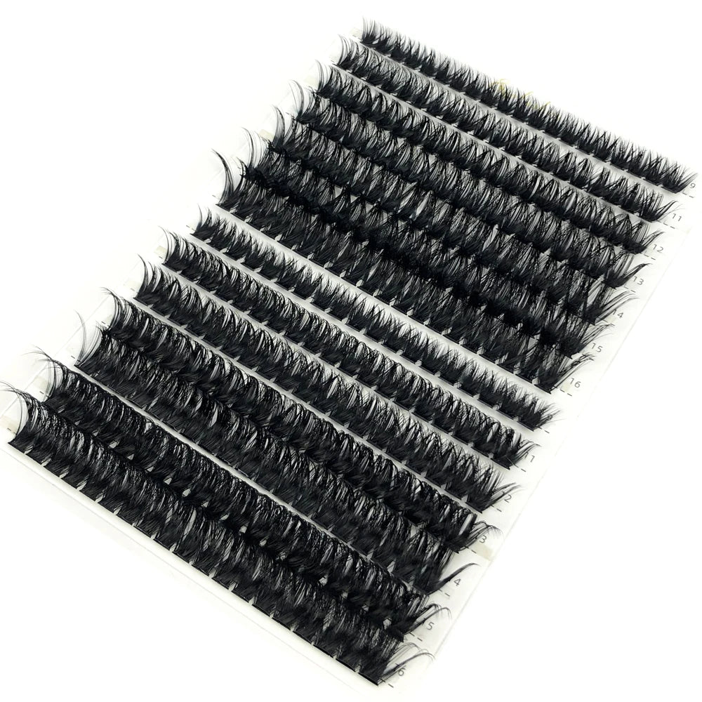 60D/80D Mink Eyelashes 100/280 Bundles Natural Eyelash extension 3D Russia Volume Individual Eyelash Cluster Makeup Tools Lashes
