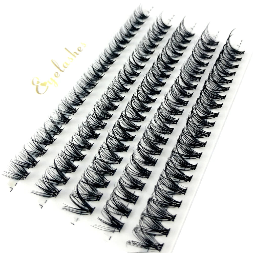 60D/80D Mink Eyelashes 100/280 Bundles Natural Eyelash extension 3D Russia Volume Individual Eyelash Cluster Makeup Tools Lashes