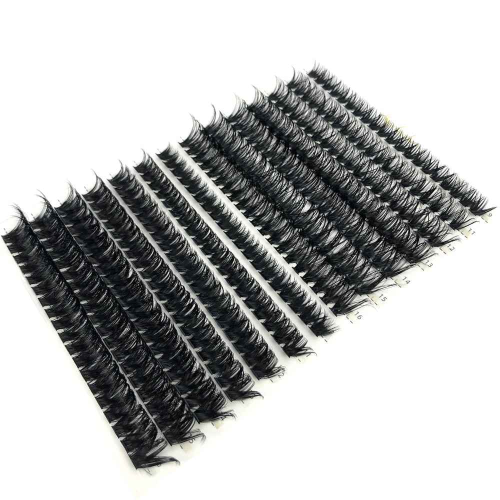 60D/80D Mink Eyelashes 100/280 Bundles Natural Eyelash extension 3D Russia Volume Individual Eyelash Cluster Makeup Tools Lashes
