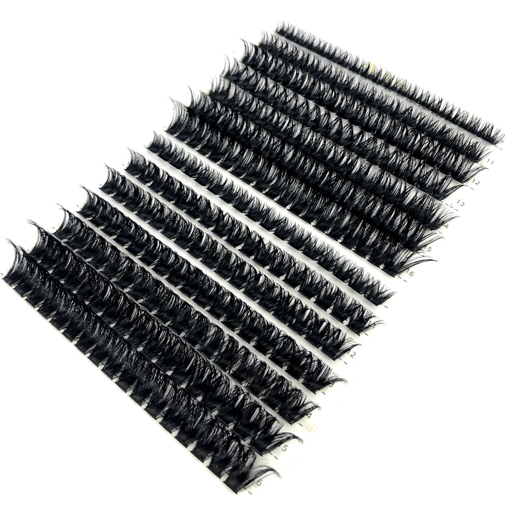 60D/80D Mink Eyelashes 100/280 Bundles Natural Eyelash extension 3D Russia Volume Individual Eyelash Cluster Makeup Tools Lashes