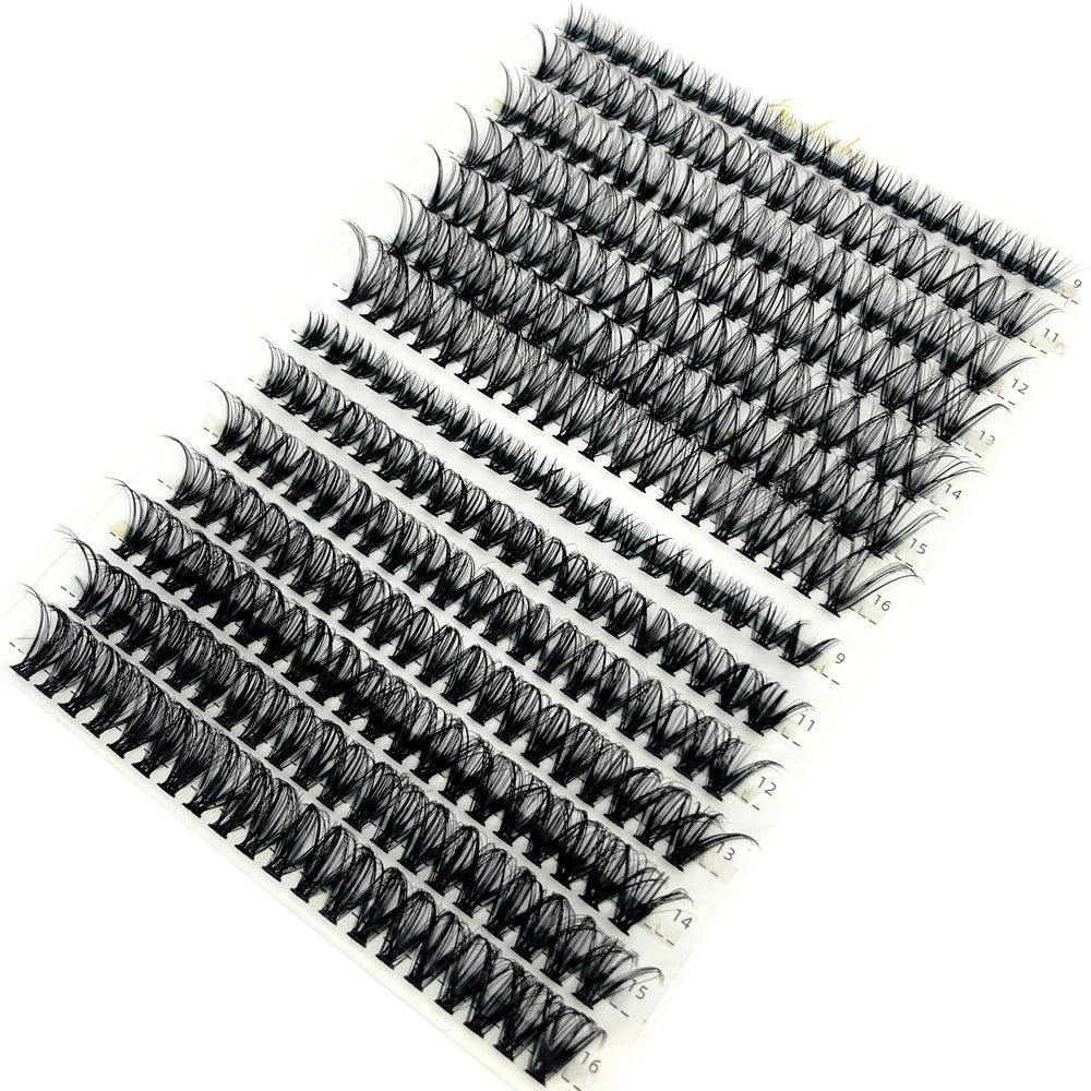 60D/80D Mink Eyelashes 100/280 Bundles Natural Eyelash extension 3D Russia Volume Individual Eyelash Cluster Makeup Tools Lashes