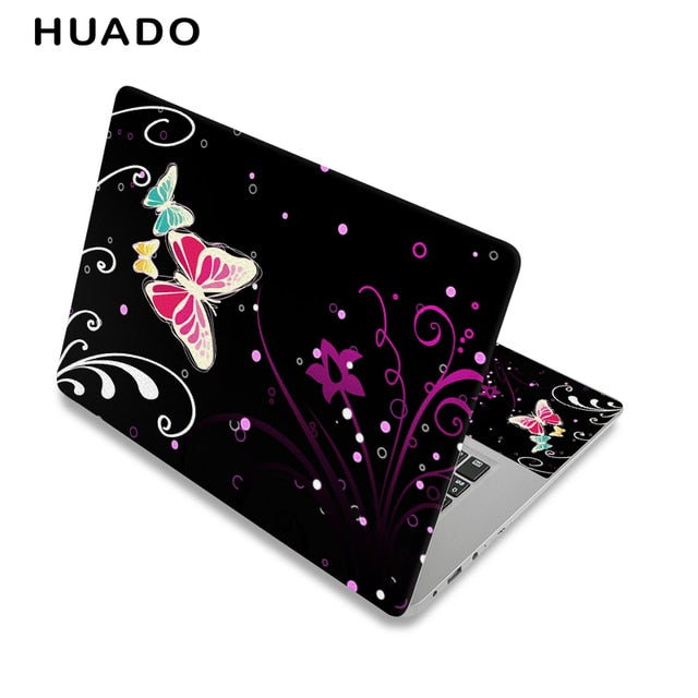 Butterfly Laptop Skin Notebook Computer Skin Case for 10 12 13 15 15.6 inch for Mac pro / Acer Computer Sticker
