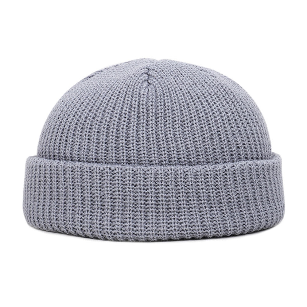 Winter Warm Beanies Casual Short Thread Hip Hop Hat Adult Men Female Wool Knitted Skull Cap Elastic Unisex