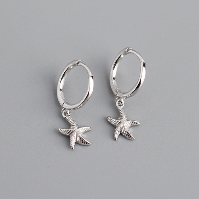 XIYANIKE Silver Color Gold Punk Hip-Hop Geometric Pendant Hoop Earrings for Women Party Jewelry Accessories Wholesale