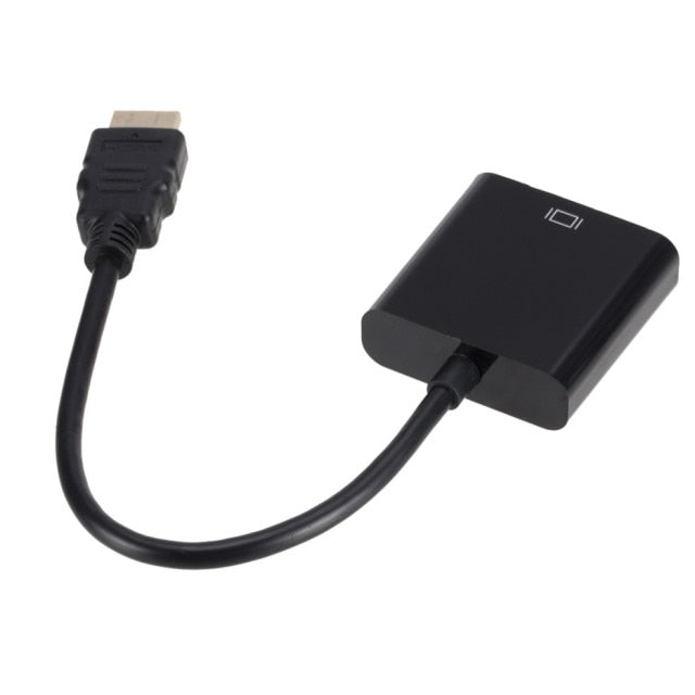HD 1080P HDMI To VGA Cable Converter With Audio Power Supply HDMI Male To VGA Female Converter Adapter for Tablet laptop PC TV
