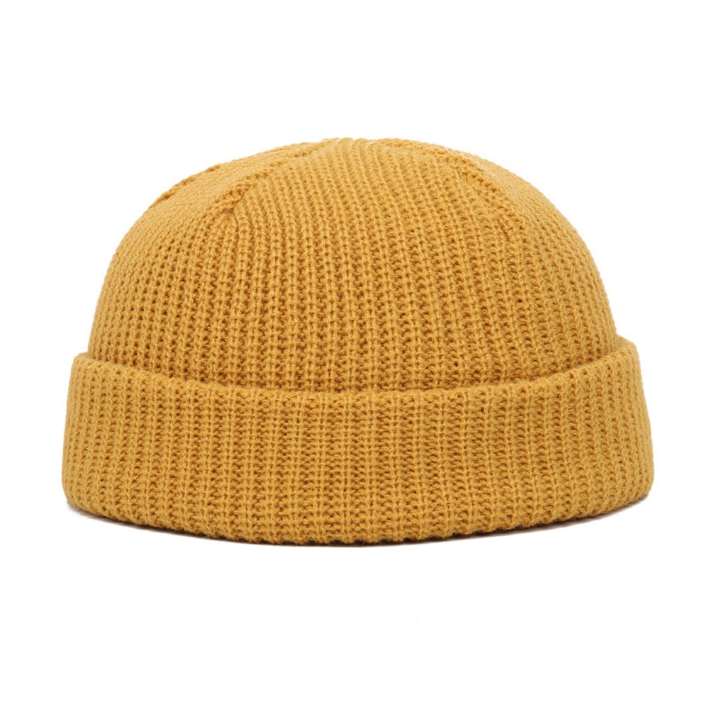 Winter Warm Beanies Casual Short Thread Hip Hop Hat Adult Men Female Wool Knitted Skull Cap Elastic Unisex