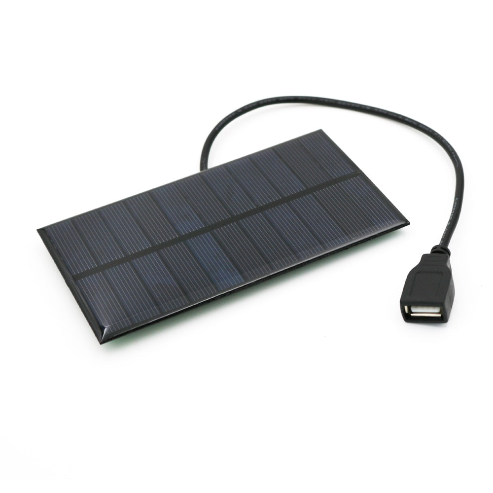 2Pcs 5V 0.5W 0.6W 0.8W Solar Battery Solar Panel Outdoor Portable Solar Charger Pane