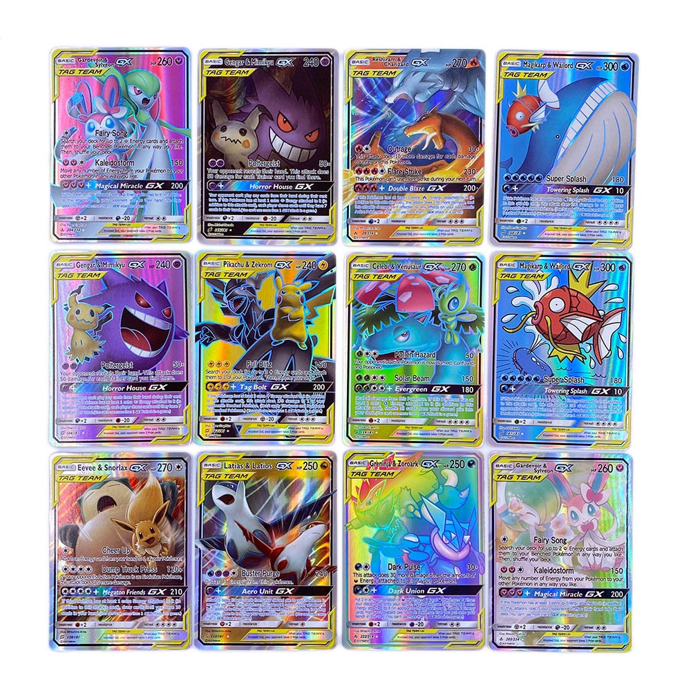 50-300Pcs Pokemon Cards