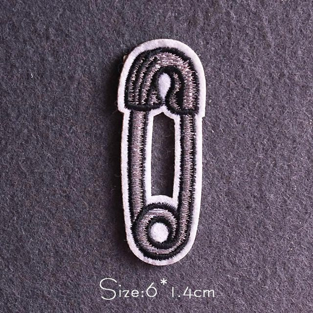 Skull Punk Patch Embroidered Patch For Clothing Sewing Applique Iron On Patches For Clothes Skeleton Binoculars Patches Stripe