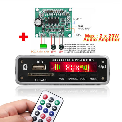 Wireless Bluetooth MP3 Decoder Board