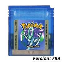 GBC Game Cartridge 16 Bit Video Game Console Card Pokemon Series Blue Crystal Golden Green Red Silver Yellow with Multi-language