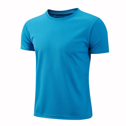 Teenager Quick Dry Short Sleeve Sport T Shirt Gym Jerseys Fitness Shirt Trainer Running T-Shirt Teenager Breathable Sportswear