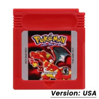 GBC Game Cartridge 16 Bit Video Game Console Card Pokemon Series Blue Crystal Golden Green Red Silver Yellow with Multi-language