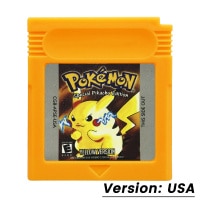 GBC Game Cartridge 16 Bit Video Game Console Card Pokemon Series Blue Crystal Golden Green Red Silver Yellow with Multi-language