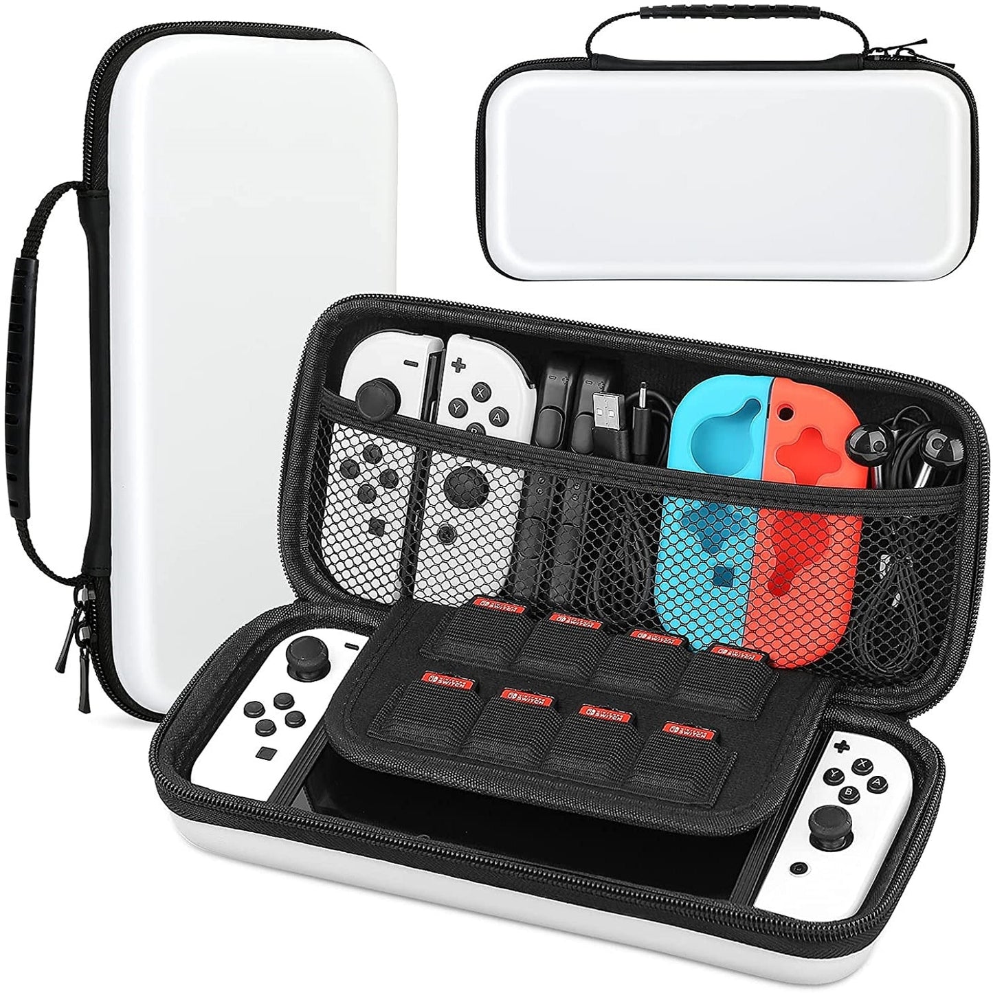 Case for Nintendo Switch & OLED Model Protective Hard Portable Travel Carry Case Shell Pouch for Nintendo Switch Console