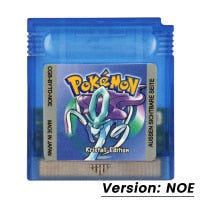 GBC Game Cartridge 16 Bit Video Game Console Card Pokemon Series Blue Crystal Golden Green Red Silver Yellow with Multi-language