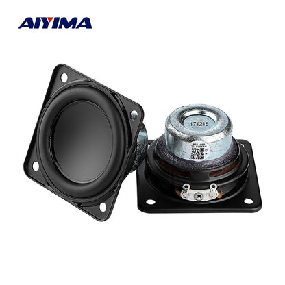 AIYIMA 2Pcs 2 Inch Portable Full Range Speaker 52MM 4 Ohm 20W Hifi Stereo Loudspeaker DIY Bluetooth Speaker Home Amplifiers