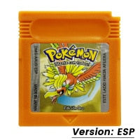 GBC Game Cartridge 16 Bit Video Game Console Card Pokemon Series Blue Crystal Golden Green Red Silver Yellow with Multi-language