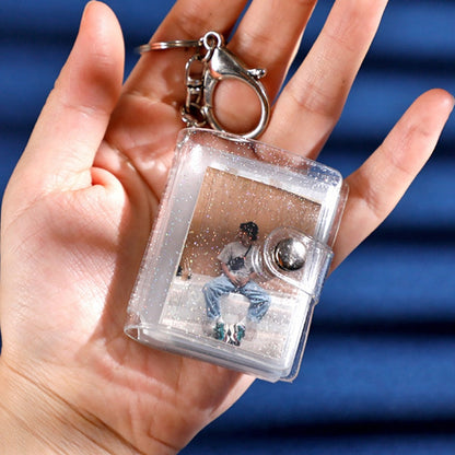 Mini Small Photo Album Keyring