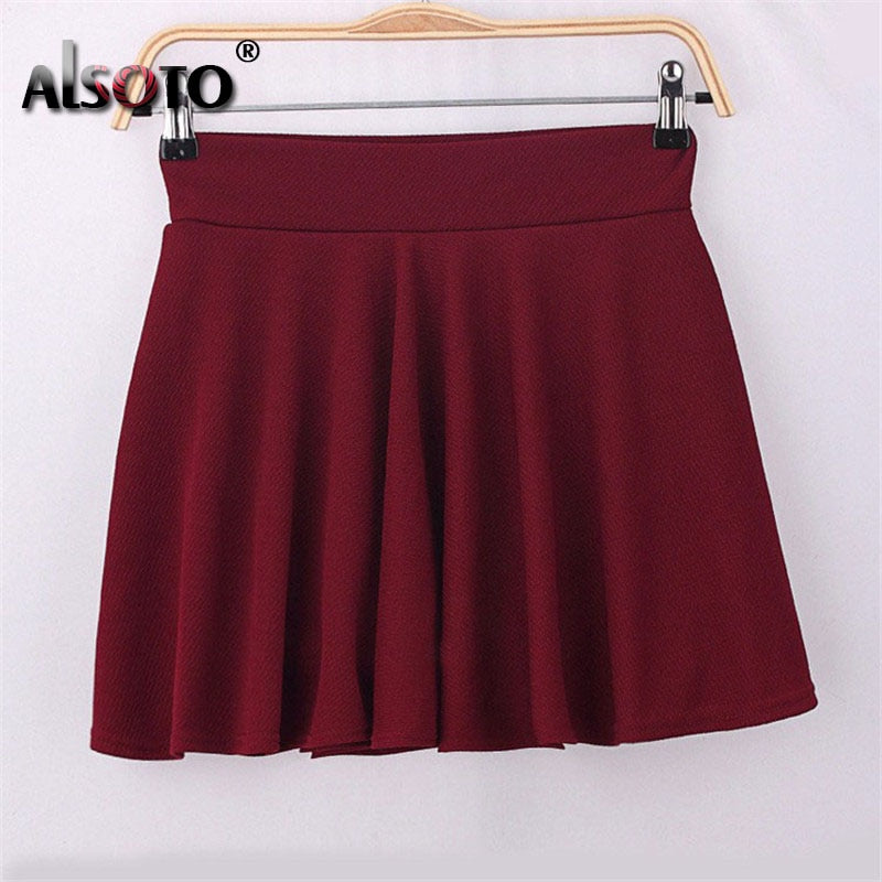 Elastic Faldas Ladies Midi Skirts