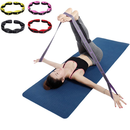 Women Yoga Stretch Strap Adults Latin Dance Belt Fitness Exercise Gym Rope Figure Waist Leg Resistance Fitness Bands Yoga Belt