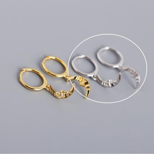 XIYANIKE Silver Color  Gold Punk Hip-Hop Geometric Pendant Hoop Earrings for Women Party Jewelry Accessories Wholesale