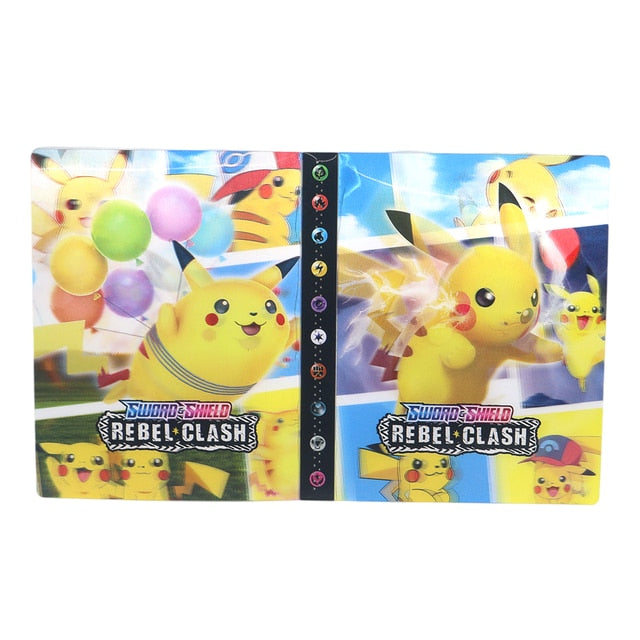 Pokemon Album Cards Book Map Letter Holder Binder Cartoon TAKARA TOMY New Anime 240PCS VMAX GX EX Collection Folder Kid Toy Gift