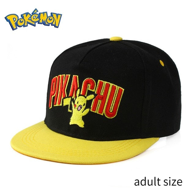 Pokemon Pikachu Baseball Cap Anime Cartoon Figure Cosplay Hat Adjustable Women Men Kids Sports Hip Hop Caps Toys Birthday Gift