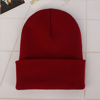 Winter Hats for Unisex New Beanies Knitted Solid Cute Hat Lady Autumn Female Beanie Caps Warmer Bonnet Men Casual Cap Wholesale