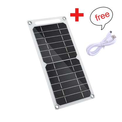 10W Portable Solar Panel DIY 5V Battery Cell Solar Charger Module Energy Outdoor Hike Fishing Flashlight Plate for Mobile Phone