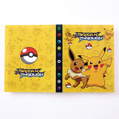 Pokemon Album Cards Book Map Letter Holder Binder Cartoon TAKARA TOMY New Anime 240PCS VMAX GX EX Collection Folder Kid Toy Gift