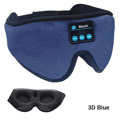 Sleep Headphones 3D Bluetooth 5.0 Headband Wireless Sleeping Artifact Breathable Music Eye Mask Earbuds for Side Sleeper Gifts