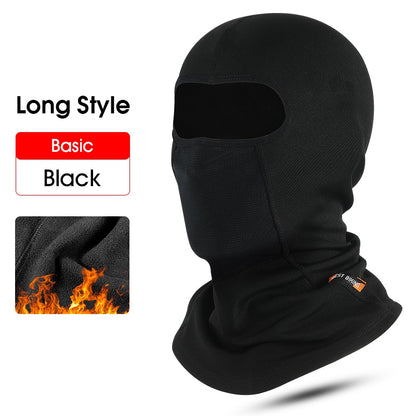 WEST BIKING Cycling Cap Winter Warm Running Scarf Balaclava Velvet Bike Full Face Cover Headwear Climbing Fishing Skating Hat