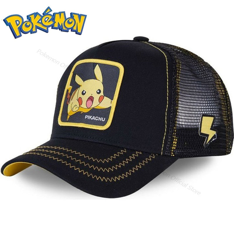 Pokemon Pikachu Baseball Cap Anime Cartoon Figure Cosplay Hat Adjustable Women Men Kids Sports Hip Hop Caps Toys Birthday Gift