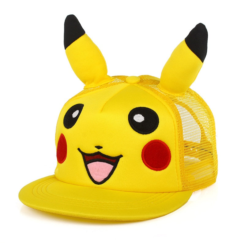 Pokemon Pikachu Baseball Cap Anime Cartoon Figure Cosplay Hat Adjustable Women Men Kids Sports Hip Hop Caps Toys Birthday Gift