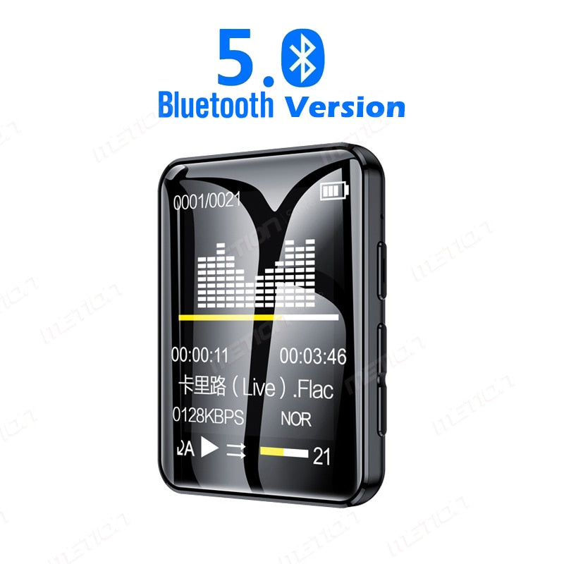 2022 New MP3 Player Bluetooth 5.0 Full Screen Walkman Portable Sport Music Player Mp4 Video Player FM/E-book/Recorder Mp3 плееры