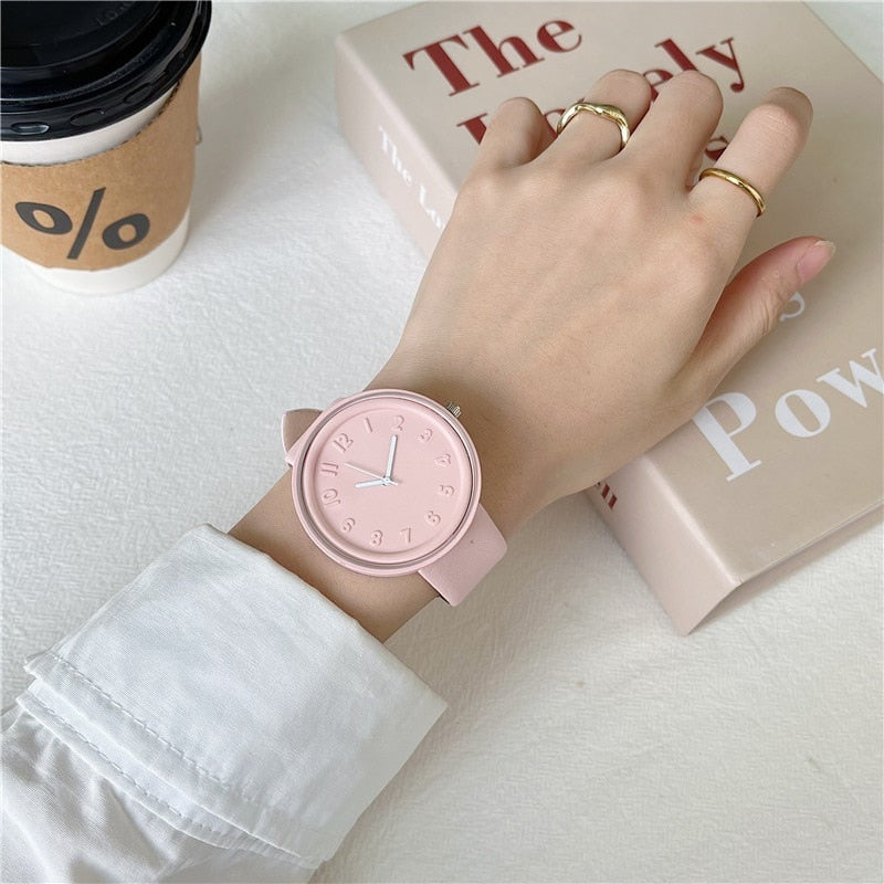 Women's Watches Brand Sport Style Fashion Ladies Watch Leather Watch Women Girls Female Quartz Wristwatches Montre Femme