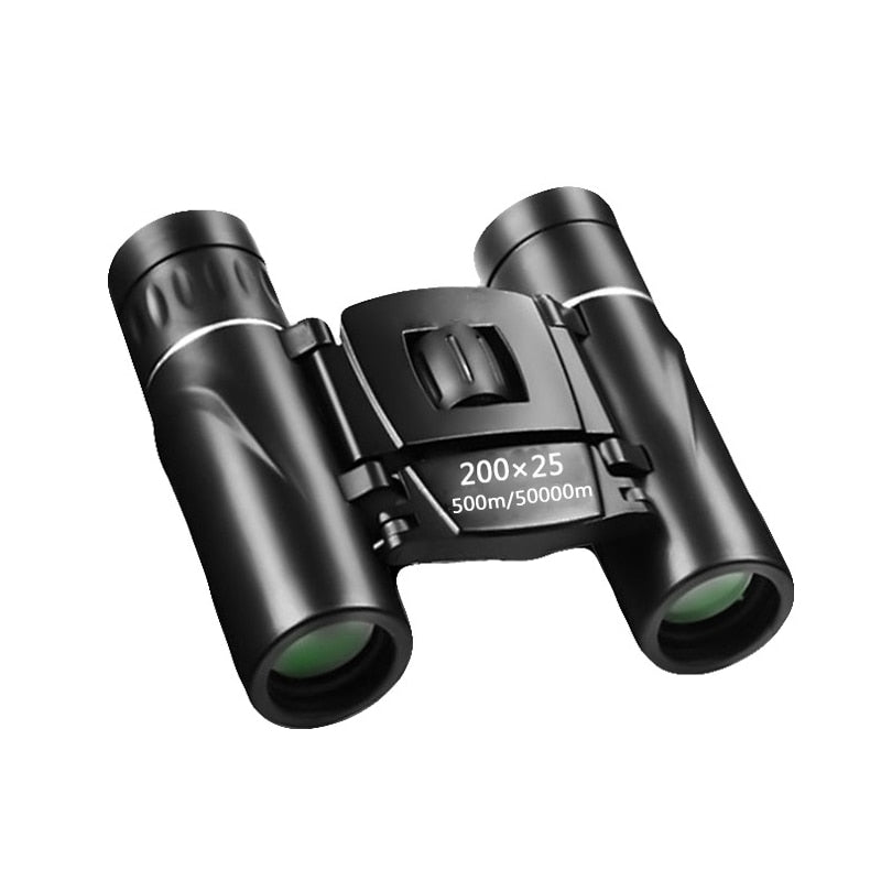 Mini Portable Zoom HD 50000m Telescope Binoculars Powerful 200x25 Folding Long Range Low Light Night Vision Professional