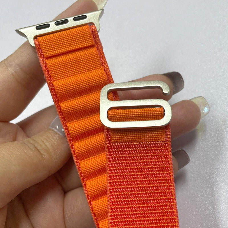 Alpine loop band for Apple watch strap 49mm 44mm 40mm 45mm 41mm 42mm 38mm 40 44 45 mm bracelet iWatch Ultra series 7 6 5 3 se 8