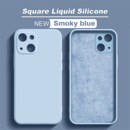 Original Square Liquid Silicone Phone Case For iPhone 14 13 11 12 Pro Max Mini X XR XS 7 8 Plus SE 2020 Shockproof Back Cover