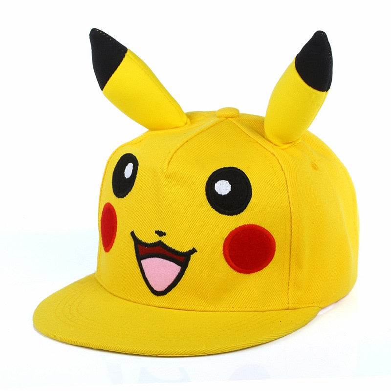 Pokemon Pikachu Baseball Cap Anime Cartoon Figure Cosplay Hat Adjustable Women Men Kids Sports Hip Hop Caps Toys Birthday Gift