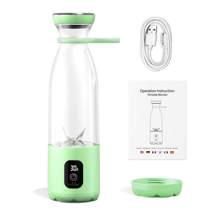 Pawaca Mini Portable Blender Fresh Juice Smoothie Blender Bottle Mixer Cup Rechargeable Electric Juicer Milkshake Smoothie Maker