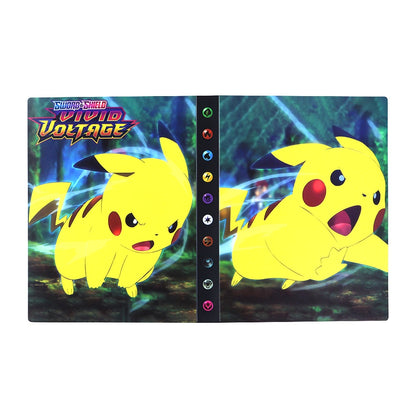 Pokemon Album Cards Book Map Letter Holder Binder Cartoon TAKARA TOMY New Anime 240PCS VMAX GX EX Collection Folder Kid Toy Gift