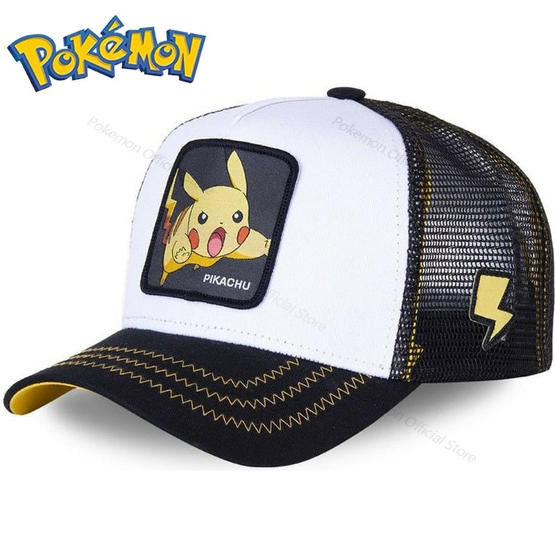 Pokemon Pikachu Baseball Cap Anime Cartoon Figure Cosplay Hat Adjustable Women Men Kids Sports Hip Hop Caps Toys Birthday Gift