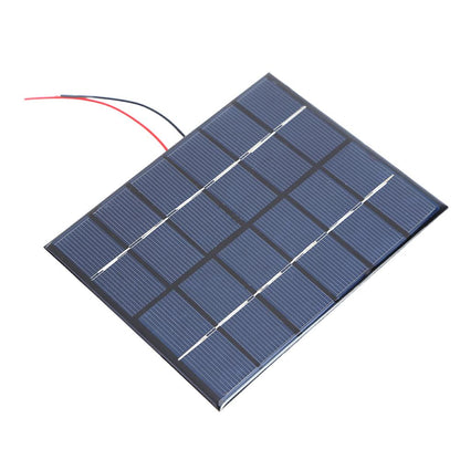 1/2Pcs Mini Solar Panel 3/2/1/0.4W 12/6/3/1.5V Cell Module Polysilicon Board Outdoor DIY Solar Charger for Battery Phone Charger