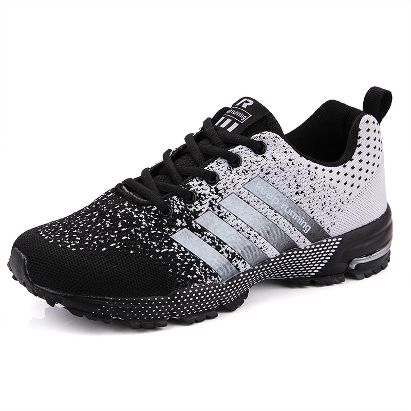 New 2019 Men Running Shoes Breathable Outdoor Sports Shoes Lightweight Sneakers for Women Comfortable Athletic Training Footwear