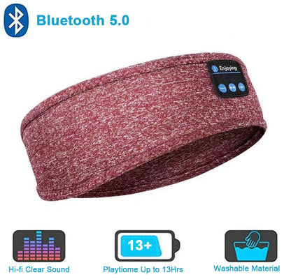 Sleep Headphones 3D Bluetooth 5.0 Headband Wireless Sleeping Artifact Breathable Music Eye Mask Earbuds for Side Sleeper Gifts