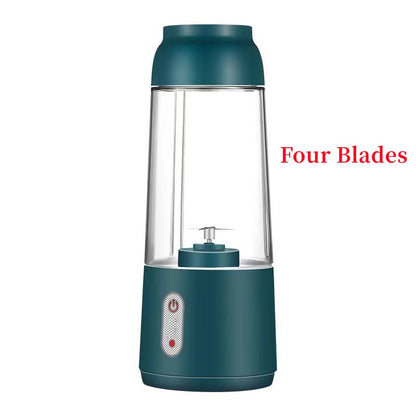 Portable Blender Mini Mixer Electric Juicer Machine Fresh Fruit Juice Blender Smoothie Maker Blender Cup Bottle F Travel Kitchen