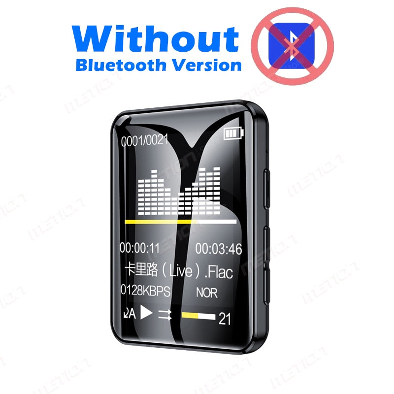 2022 New MP3 Player Bluetooth 5.0 Full Screen Walkman Portable Sport Music Player Mp4 Video Player FM/E-book/Recorder Mp3 плееры